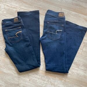 Women’s AE Kick Boot jeans size 4